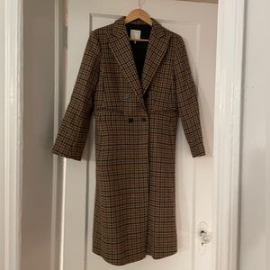 Plaid Sandro Coat
